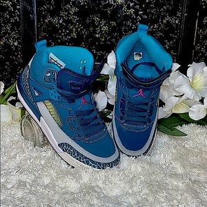 Nike Air Jordan Spizike 'Space Blue' Grey Pink